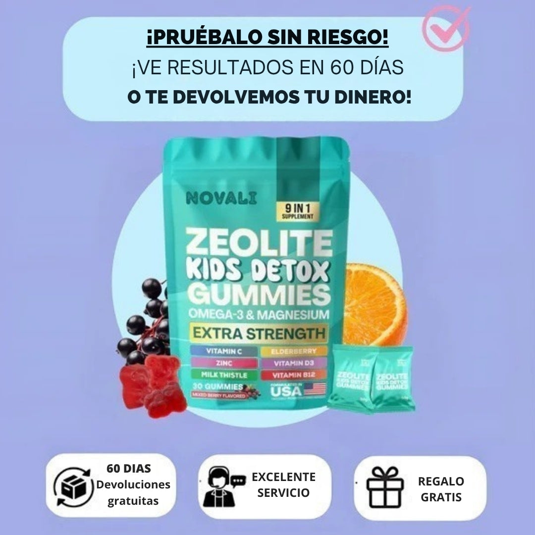 Zeolite Novali | Las Gomitas Detox para Niños #1 en Argentina
